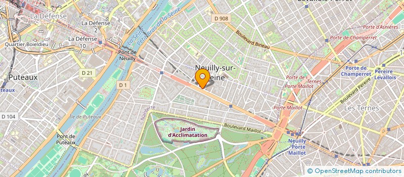 localisation de l'entreprise FAMILIALE SAINT JAMES à NEUILLY-SUR-SEINE