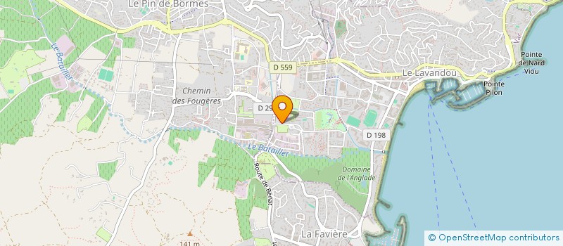 localisation de l'entreprise FAMILIALE SL à LE LAVANDOU