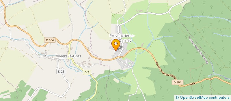 localisation de l'entreprise FAMILIALE THIERY  PROVENCHERES-LES-DARNEY