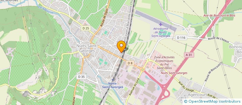 localisation de l'entreprise FAMILIALE TLB à NUITS-SAINT-GEORGES