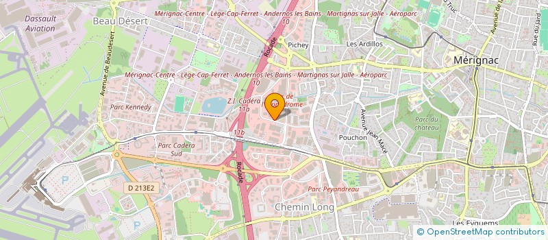 localisation de l'entreprise FAMILIE  MERIGNAC