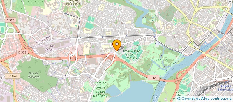 localisation de l'entreprise FAMILIES ONLINE à ANGERS