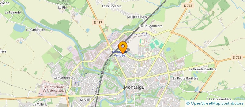 localisation de l'entreprise FAMILIMO à MONTAIGU-VENDEE