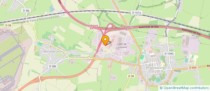 localisation de l'entreprise FAMILINGOLD à PHALSBOURG