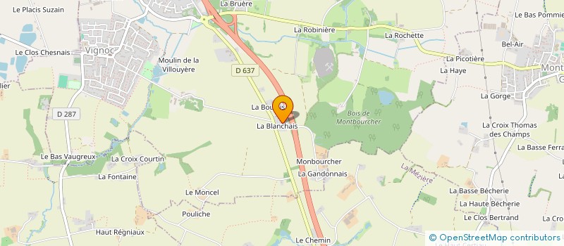 localisation de l'entreprise FAMILINKEY  VIGNOC