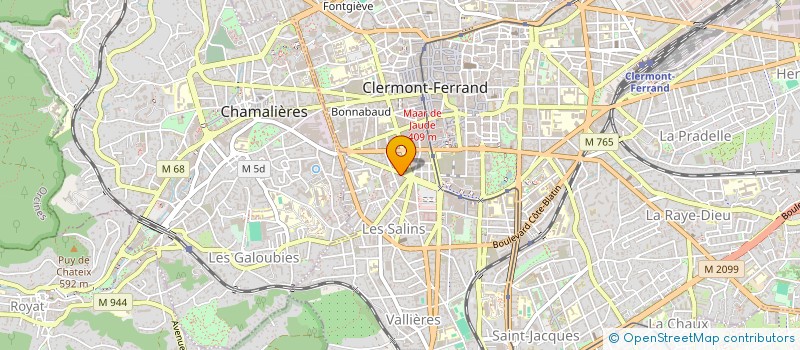 localisation de l'entreprise FAMILIP  CLERMONT-FERRAND