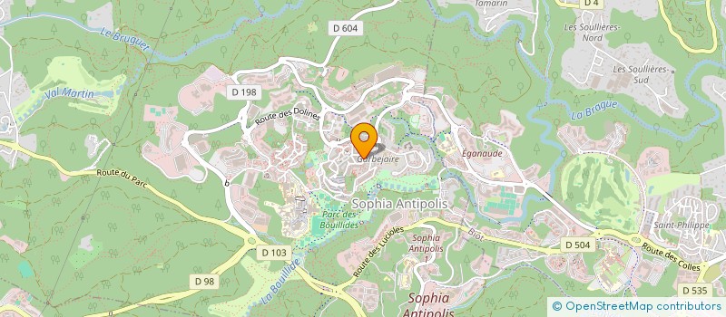 localisation de l'entreprise FAMILISENS à VALBONNE