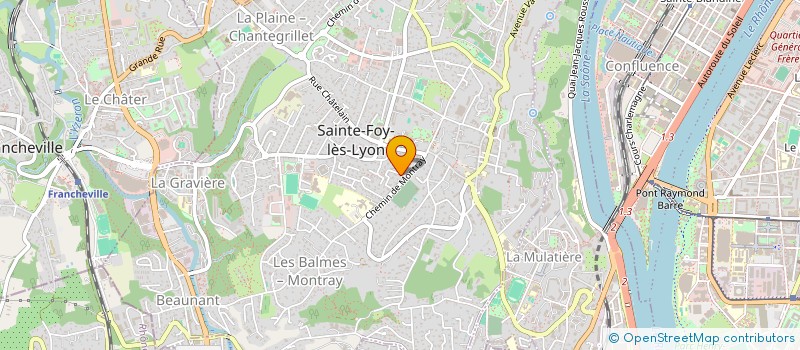 localisation de l'entreprise FAMILL'ALP  SAINTE-FOY-LES-LYON