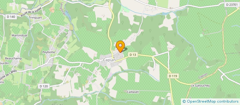 localisation de l'entreprise FAMILL'ENSEMBLE  CAPIAN