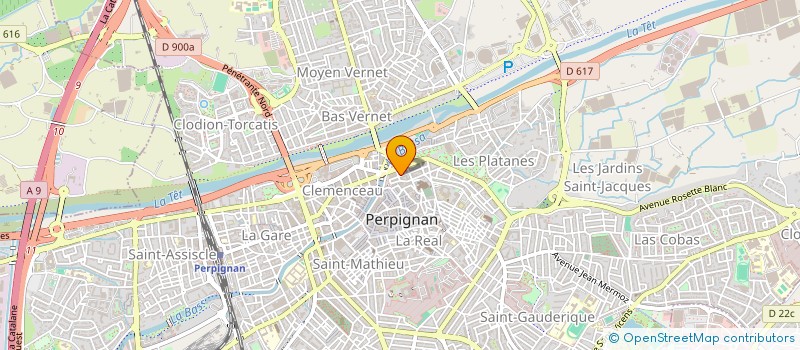 localisation de l'entreprise FAMILLE 73 à PERPIGNAN
