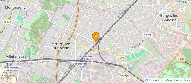 localisation de l'entreprise FAMILLE à PIERREFITTE-SUR-SEINE