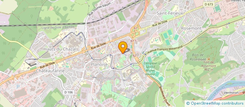 localisation de l'entreprise FAMILLE A GOGO  BESANCON