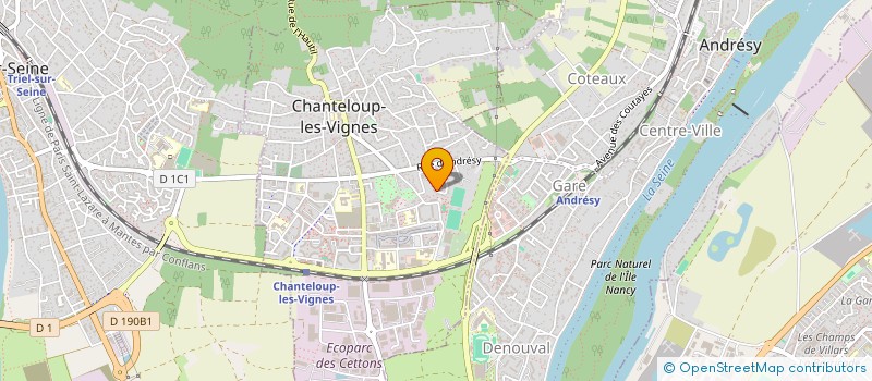 localisation de l'entreprise FAMILLE ABDESSEMED  CHANTELOUP-LES-VIGNES