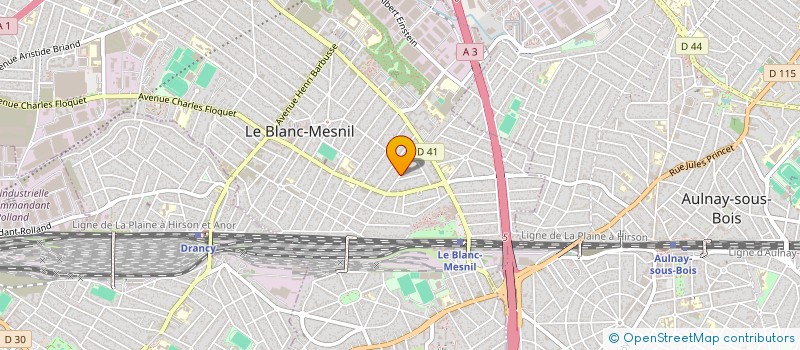 localisation de l'entreprise FAMILLE ABDUL à LE BLANC-MESNIL