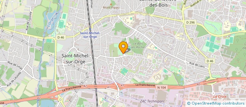 localisation de l'entreprise FAMILLE ACCOMPAGNEMENT MEDIATION ECHANGES  SAINT-MICHEL-SUR-ORGE