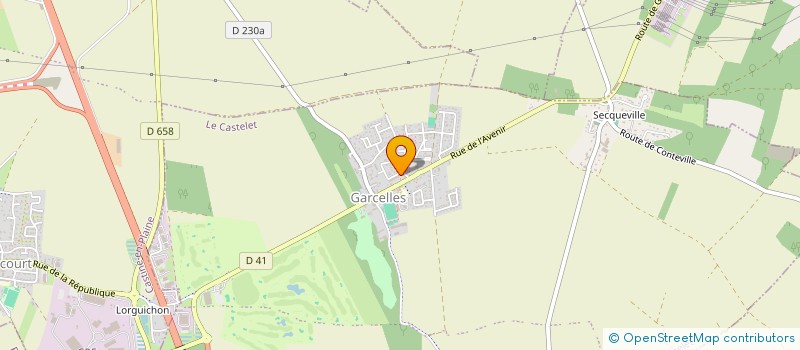 localisation de l'entreprise FAMILLE ADOU  LE CASTELET