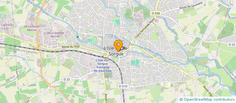 localisation de l'entreprise FAMILLE AMADER  L'ISLE-SUR-LA-SORGUE