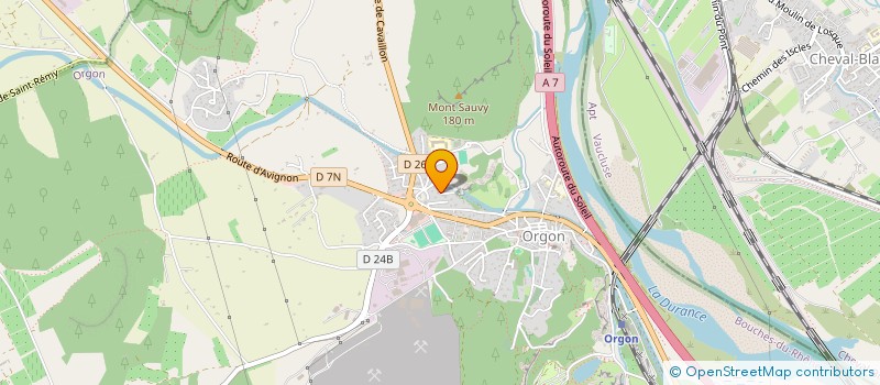 localisation de l'entreprise FAMILLE ANQUETIN  ORGON