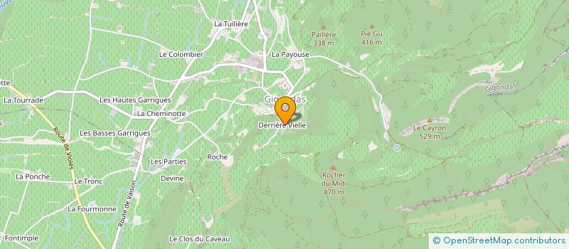 localisation de l'entreprise FAMILLE ANTONIN FARAVEL à GIGONDAS
