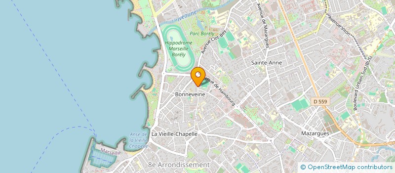 localisation de l'entreprise FAMILLE AUCLAIRE SOBRERO  MARSEILLE