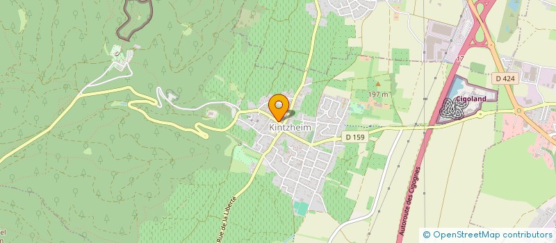 localisation de l'entreprise FAMILLE B  KINTZHEIM