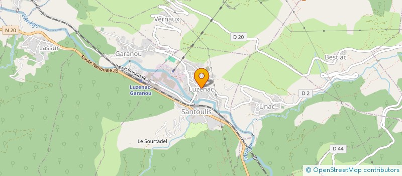 localisation de l'entreprise FAMILLE BAGUETTE à LUZENAC