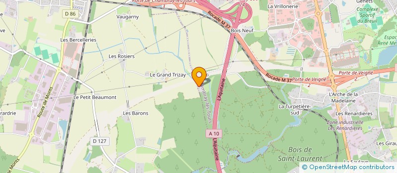 localisation de l'entreprise FAMILLE BAL à CHAMBRAY LES TOURS