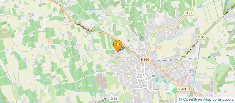 localisation de l'entreprise FAMILLE BARNIER  SARRIANS
