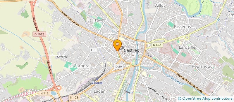localisation de l'entreprise FAMILLE BARTHES  CASTRES