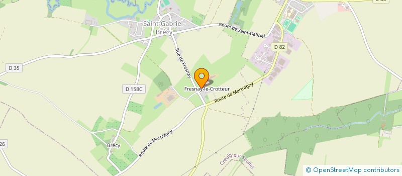 localisation de l'entreprise FAMILLE BAUE  CREULLY SUR SEULLES