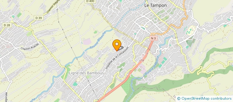localisation de l'entreprise FAMILLE BENARD à SAINT-PIERRE
