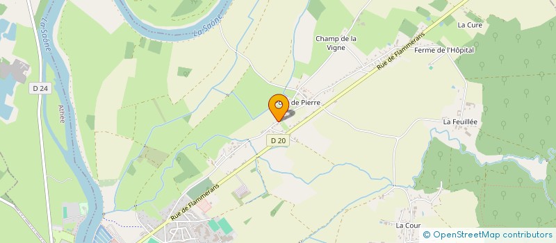 localisation de l'entreprise FAMILLE BERTAUT  AUXONNE