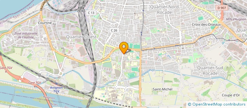 localisation de l'entreprise FAMILLE BERTEI  AVIGNON