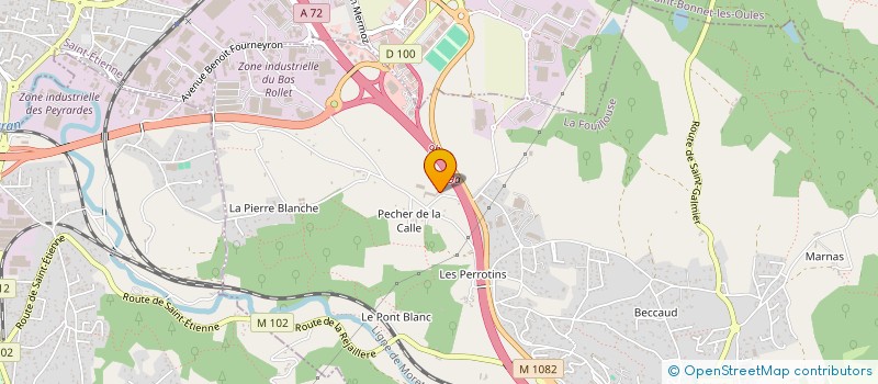 localisation de l'entreprise FAMILLE BERTHOLET  LA FOUILLOUSE