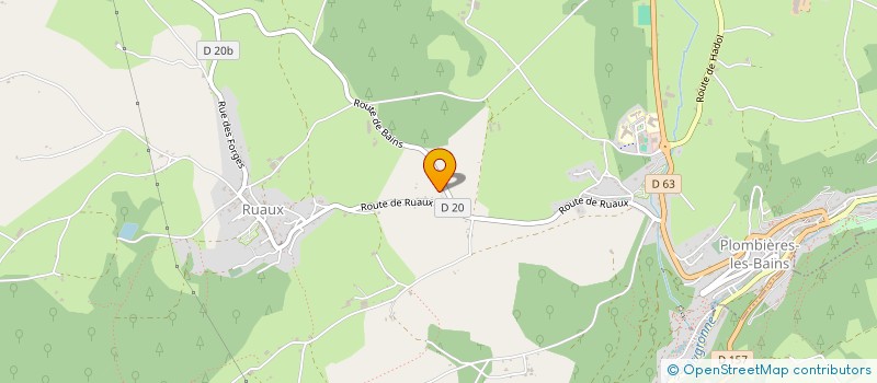 localisation de l'entreprise FAMILLE BOFFY  PLOMBIERES-LES-BAINS