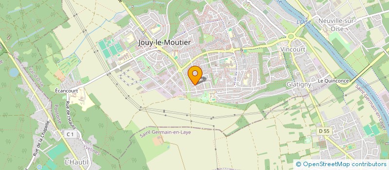 localisation de l'entreprise FAMILLE BOIDIN  JOUY-LE-MOUTIER