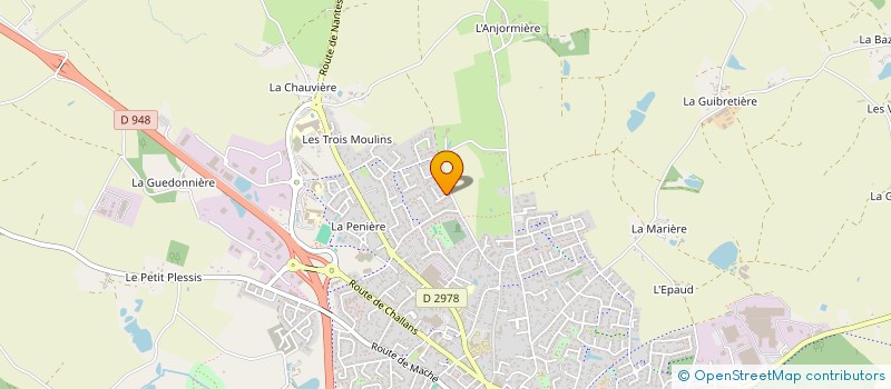 localisation de l'entreprise FAMILLE BORDAGE  VENANSAULT