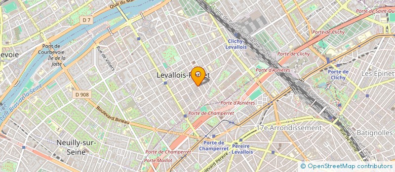 localisation de l'entreprise FAMILLE BOURGUET AILLAGON à LEVALLOIS PERRET