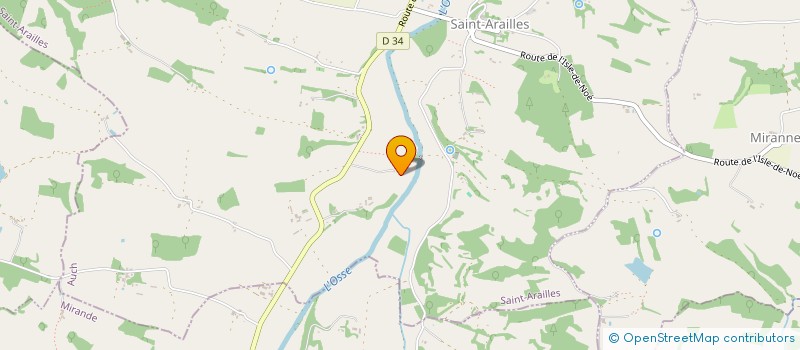 localisation de l'entreprise FAMILLE BROUCA  SAINT-ARAILLES