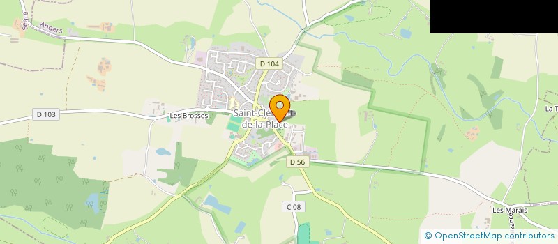 localisation de l'entreprise FAMILLE BURET à SAINT-CLEMENT-DE-LA-PLACE