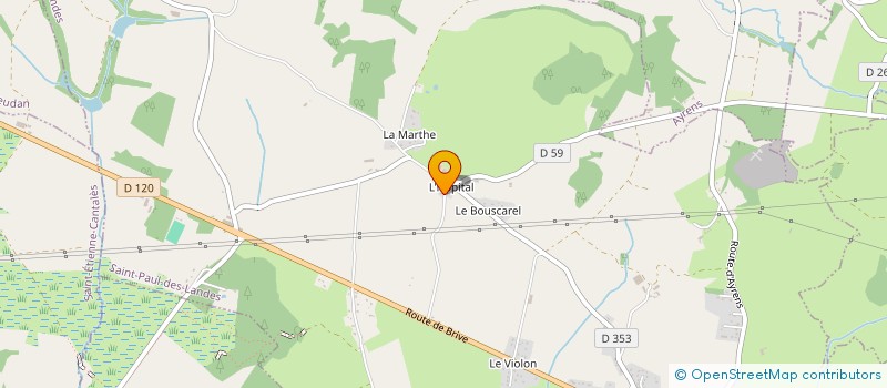 localisation de l'entreprise FAMILLE CAMBON à SAINT-PAUL-DES-LANDES