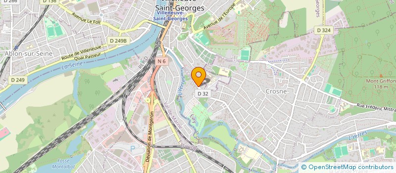 localisation de l'entreprise FAMILLE CAMUS  CROSNE