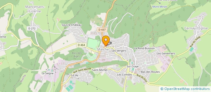 localisation de l'entreprise FAMILLE CHABOD  MAICHE