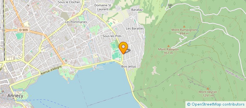 localisation de l'entreprise FAMILLE CHAIX à ANNECY