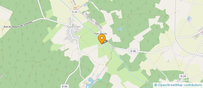 localisation de l'entreprise FAMILLE CHALLET  GUESNES