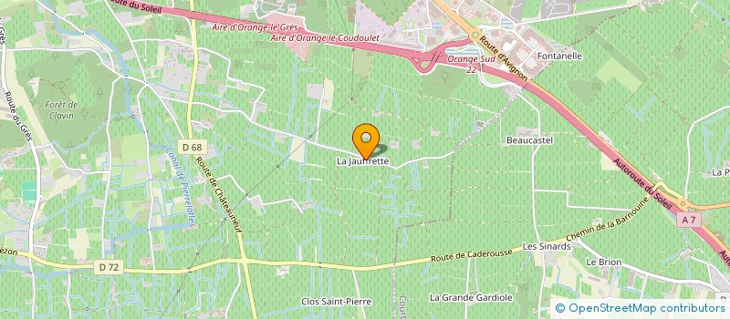 localisation de l'entreprise FAMILLE CHASTAN  ORANGE