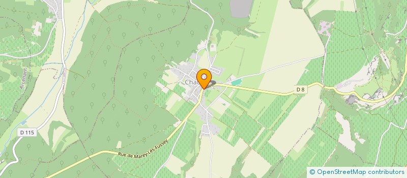 localisation de l'entreprise FAMILLE CHEZEAUX  PREMEAUX-PRISSEY