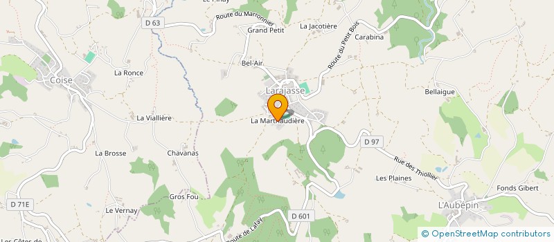 localisation de l'entreprise FAMILLE CHILLET  LARAJASSE