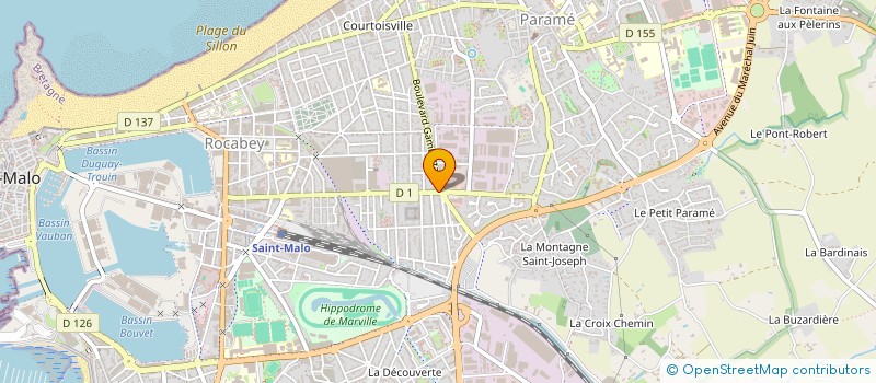 localisation de l'entreprise FAMILLE CHOU  SAINT-MALO