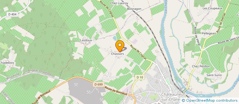 localisation de l'entreprise FAMILLE CLEMENT à CHATEAUNEUF-SUR-CHARENTE